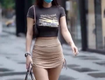 穿裙子漂亮的小姐姐,美丽小姐姐的时尚风采