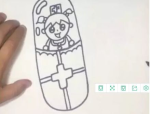 小姐姐用油画棒画画,小姐姐的绘画之旅